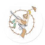 Cowgirl Sticker
