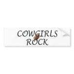 Cowgirls Rock bumper stickers