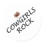 Cowgirls Rock stickers