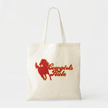 Cowgirls RULE Tote Bag