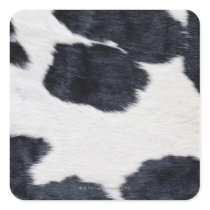 Cowhide Square Sticker