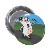 Cowillionaire Pinback Button