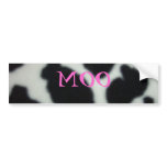 CowPattern, MOO bumper stickers