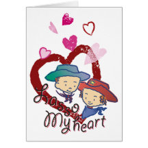 Cowpokes Lasso my heart Card
