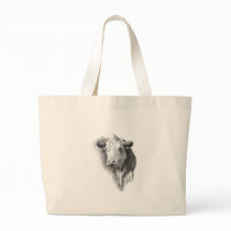 COW'S HEAD IN PENCIL BAG