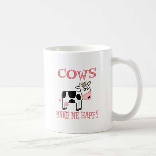 Cows Make Me Happy Mug