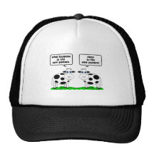 cows mesh hat