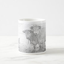 Cows sketch mugs