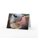 Cows Tongue Greeting Card