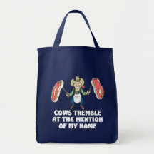 Cows Tremble Canvas Bag