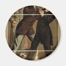 Cox and Box Retro Theatre Refrigerator Magnet