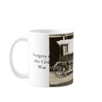 cp1563 Army Medical Wagon, Surgery in the Civil... Coffee Mugs