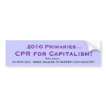 CPR for Capitalism bumper stickers