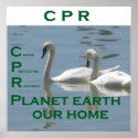 CPR Planet Earth 23"x23" Poster posters