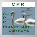 CPR Planet Earth 23"x23" Poster posters