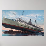 CPR SS Princess May WreckSentinel Island, AK posters