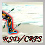 CPRS/RSD Blazin' Pain & Blades on Glacier Print
