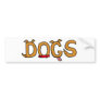 CQ- Funny Dogs Bumper Sticker