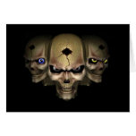Cr�nes aux yeux fluo - cartes de vœux
