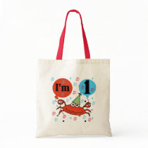 Crab 1st Birthday Tshirts and Gfits Tote Bags