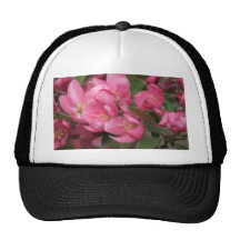 Crab Apple Flower Mesh Hats