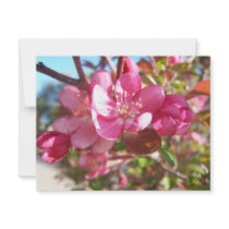 Crab Apple Tree in Bloom Personalized Invitations