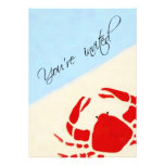 Crab Boil Party Invitation invitations