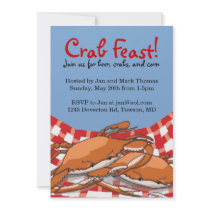 Crab Feast Invitations