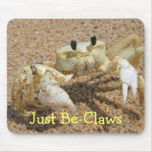 Crab Just Be-Claws Mousepad