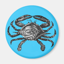 Crab Refrigerator Magnets