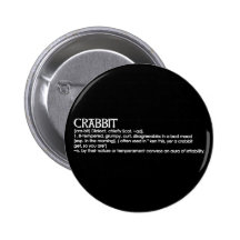 Crabbit Pinback Buttons