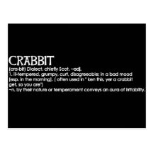 Crabbit Post Card