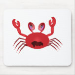 Crabby Crab Mouse Pads