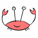 Crabby Keychain photo sculptures