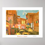 Crabs in a basket poster
