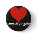 Crachá - amo-te Angola - de Coração buttons