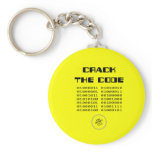 Crack the Code keychain