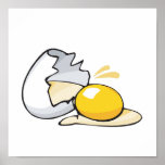 cracked egg poster