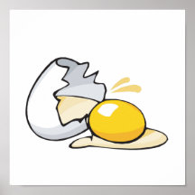 cracked egg poster