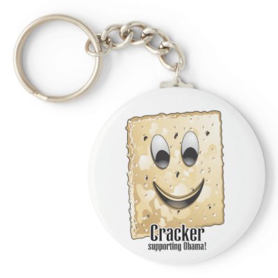 Cracker supporting Obama Keychain by stiingya