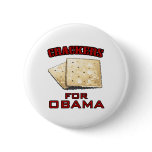 Crackers for Obama buttons