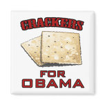 Crackers for Obama magnets