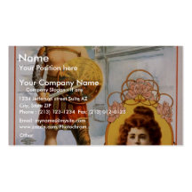 Crackers Jacks, 'Mr.Richard Anderson' Vintage Thea Business Card Templates