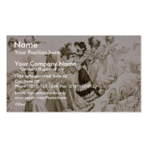 Crackers Jacks, 'The Musical Students' Vintage The Business Card Template