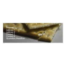 crackers skinny profile card business card templates
