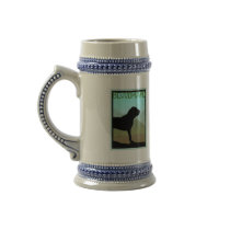 Craftsman Style Bloodhound Dog Mug