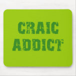 CRAIC ADDICT Fun Irish Design mousepads