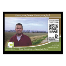 Craig Farm Traceable Shelftalker Business Card Templates