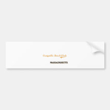 Craigville Beach Club Massachusetts Classic Bumper Stickers