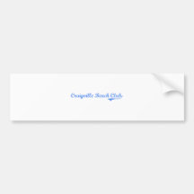 Craigville Beach Club Massachusetts Classic Design Bumper Stickers